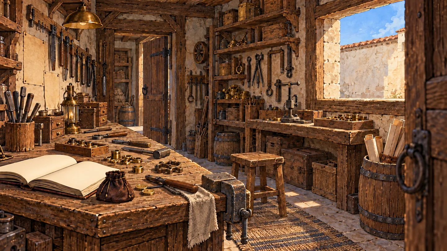 Ria’s workshop